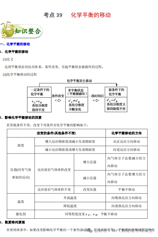 2024高考化学二轮考点专项(66个考点专项)四部曲之高考化学考点专题一遍过(三)详细解析讲解版) 第26张 2024高考化学二轮考点专项(66个考点专项)四部曲之高考化学考点专题一遍过(三)详细解析讲解版) 第26张