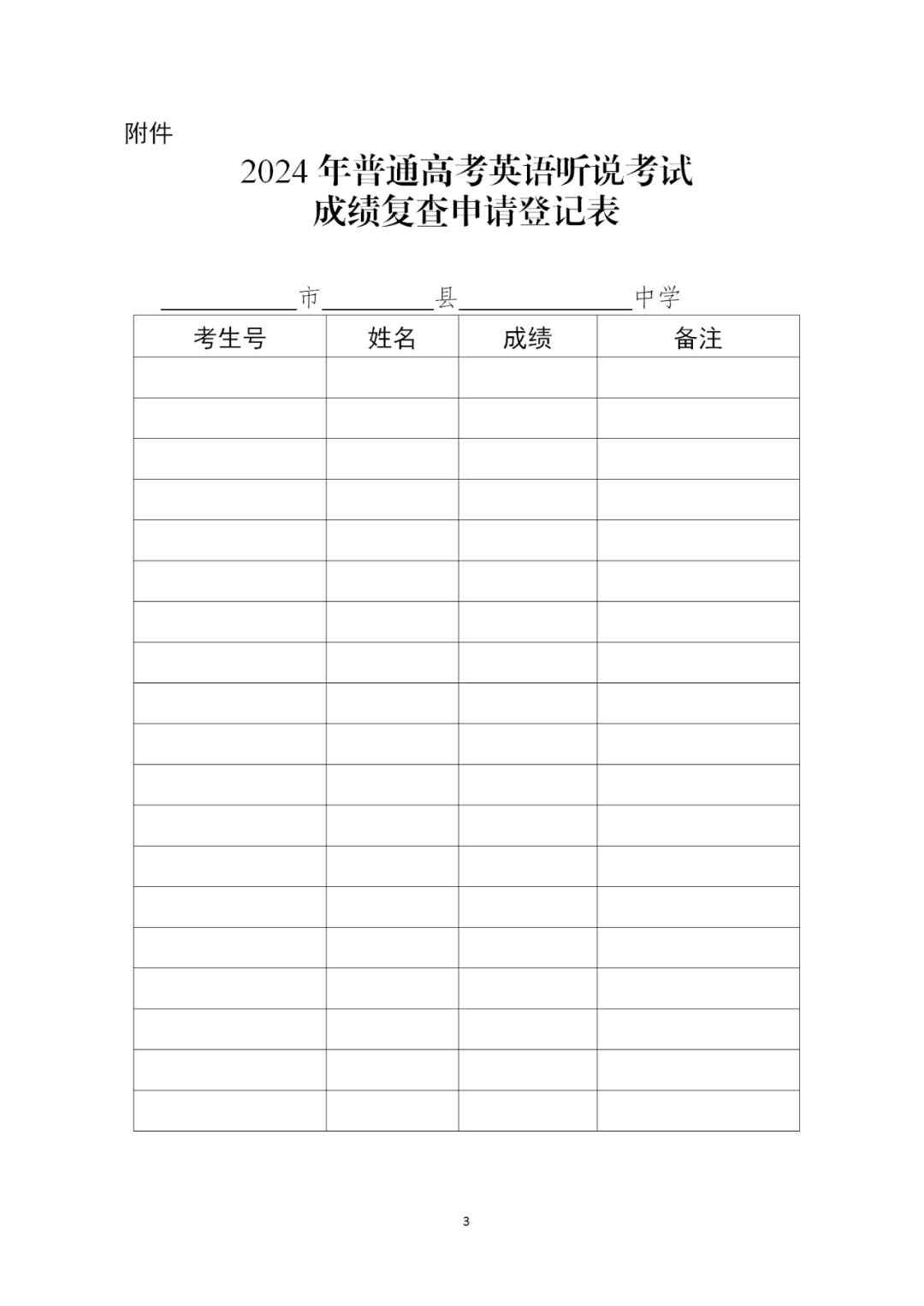「考生须知」2024年普通高考英语听说考试成绩明早9:00公布!-第3张图片-四季读书网 「考生须知」2024年普通高考英语听说考试成绩明早9:00公布!-第3张图片-四季读书网