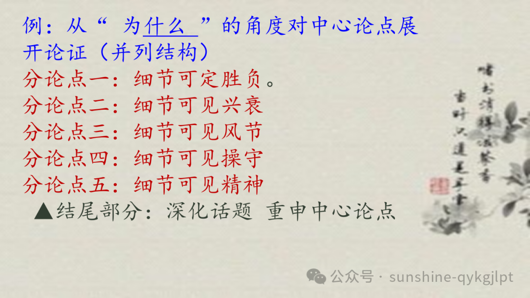 高考作文结构规范与提升-第40张图片-四季读书网 高考作文结构规范与提升-第40张图片-四季读书网