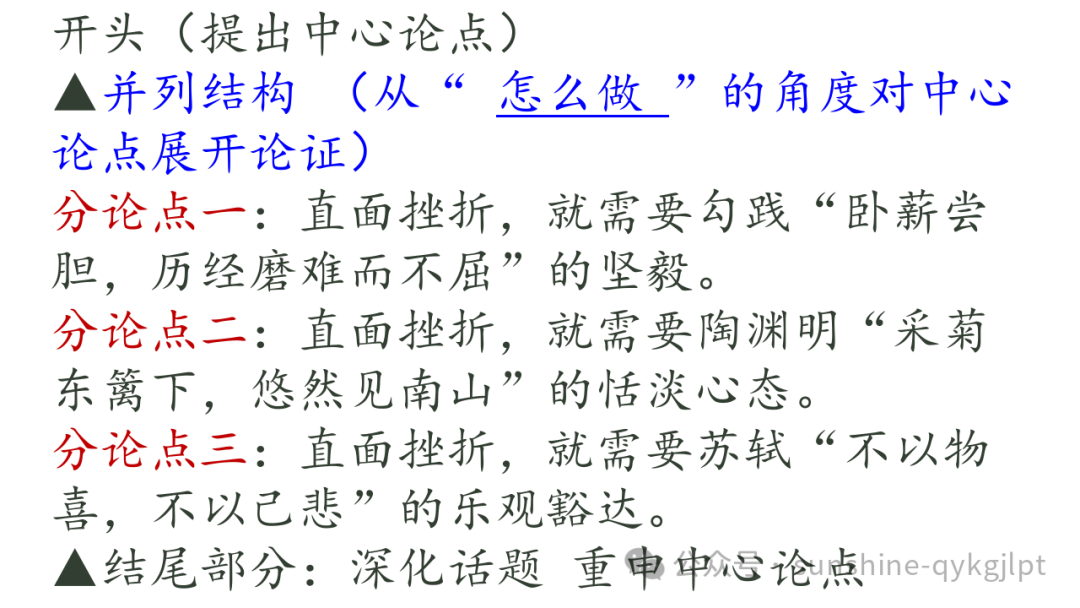 高考作文结构规范与提升-第38张图片-四季读书网 高考作文结构规范与提升-第38张图片-四季读书网