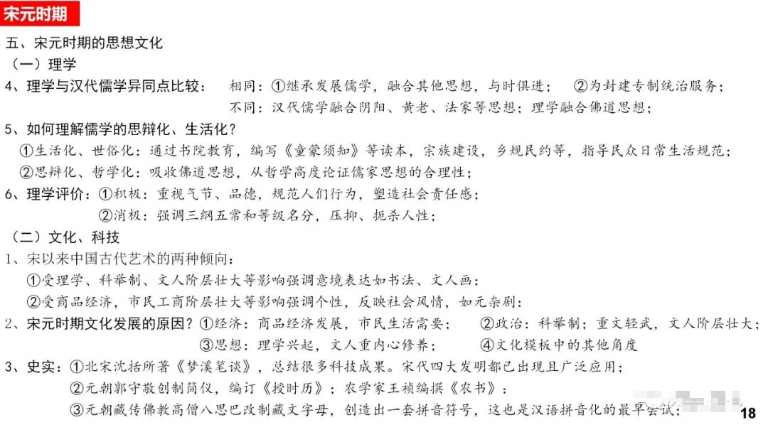 高考历史 |《中外历史纲要(上)》知识卡片汇总!-第18张图片-四季读书网