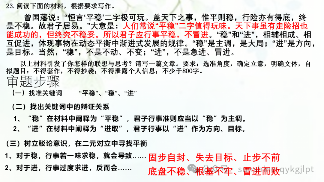 【作文技巧】高考二元思辨性作文分论点的设置-第17张图片-四季读书网