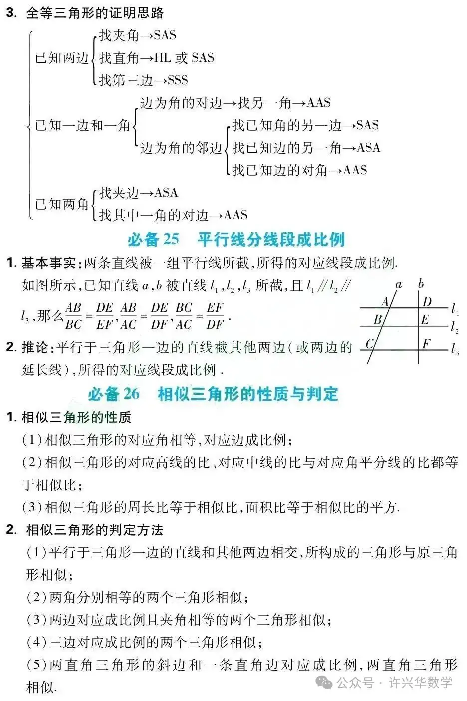 【中考专栏】初中数学.中考数学43个必考知识点归纳总结 第19张 【中考专栏】初中数学.中考数学43个必考知识点归纳总结 第19张