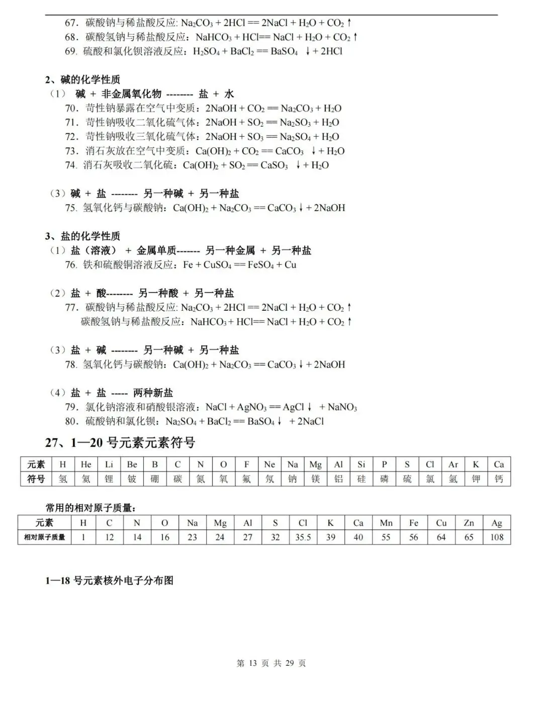 【中考化学】化学中考知识点总结,高分必备! 第13张