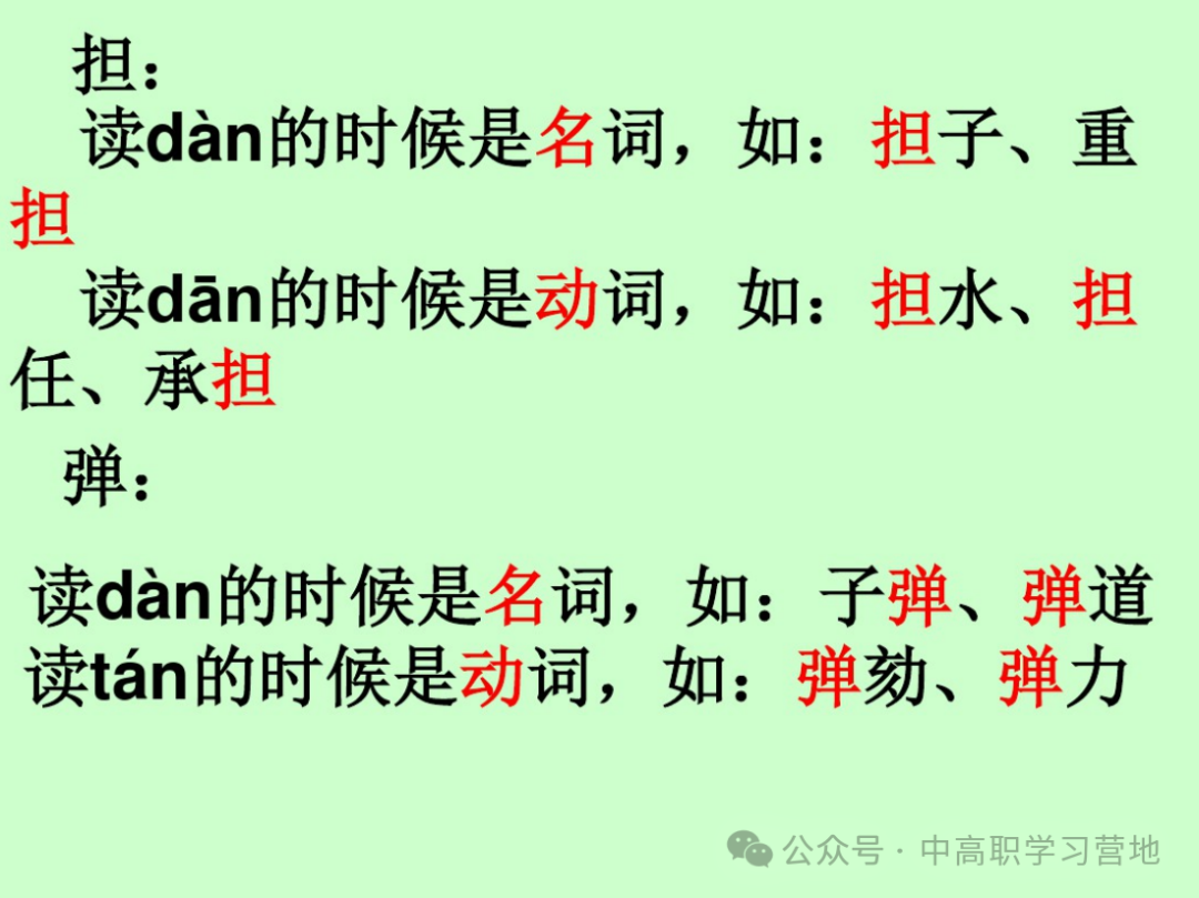 高考(含学考、3+证书)语文基础知识点总复习之一---字音-第20张图片-四季读书网