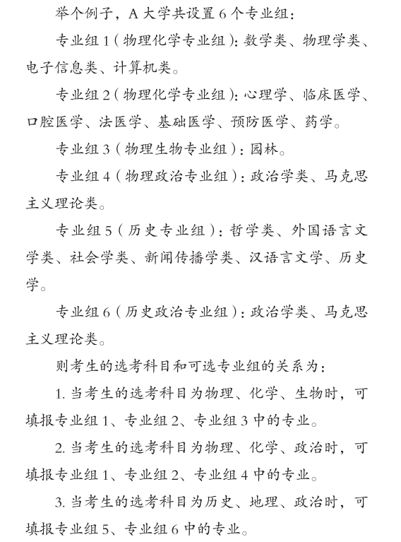新高考志愿填报模式详解:“专业(类)+院校”&“院校专业组”-第6张图片-四季读书网