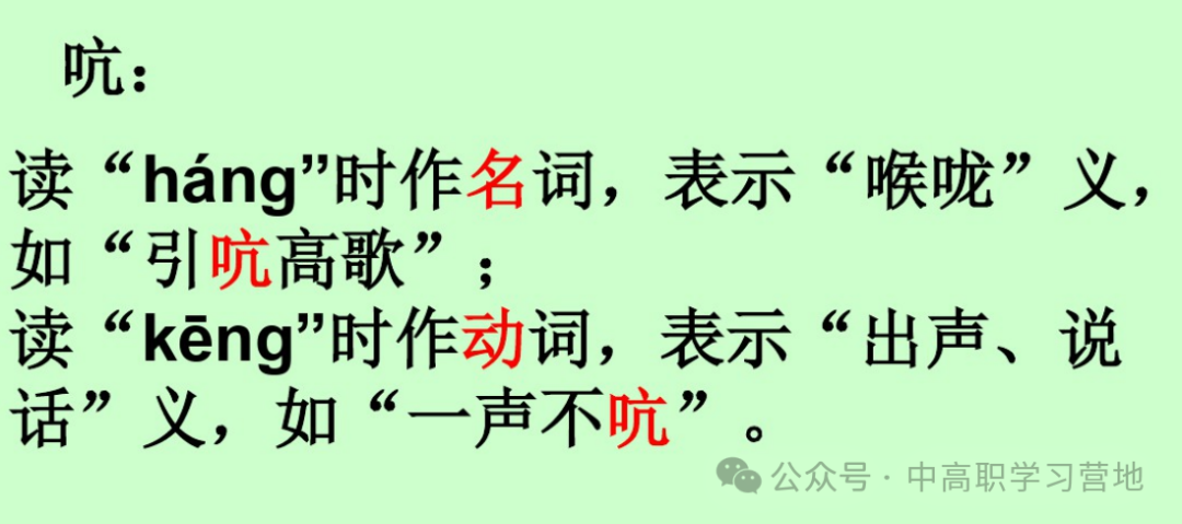 高考(含学考、3+证书)语文基础知识点总复习之一---字音-第23张图片-四季读书网