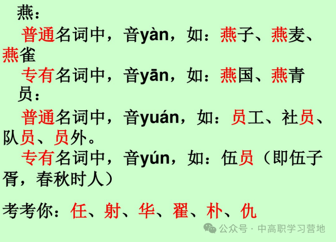 高考(含学考、3+证书)语文基础知识点总复习之一---字音-第37张图片-四季读书网