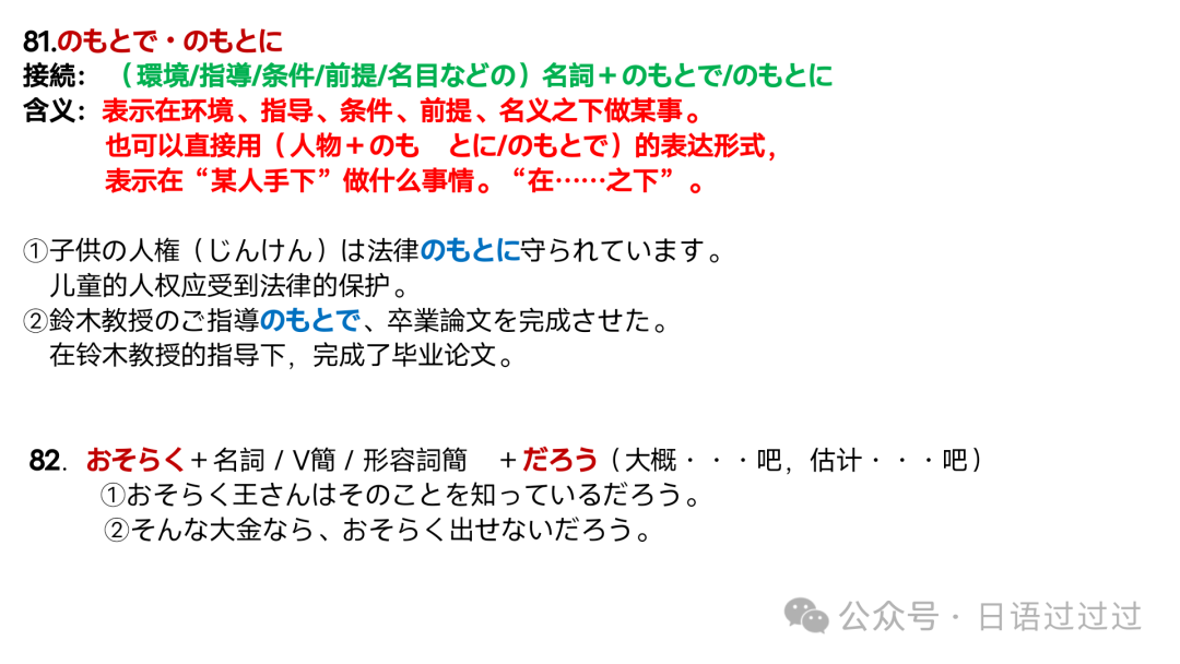 高考日语必背语法3-第5张图片-四季读书网