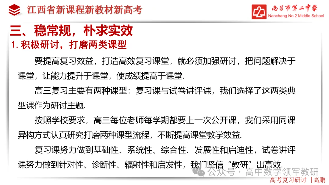 【高考研究】高三数学后期复习备考策略研讨 第18张 【高考研究】高三数学后期复习备考策略研讨 第18张
