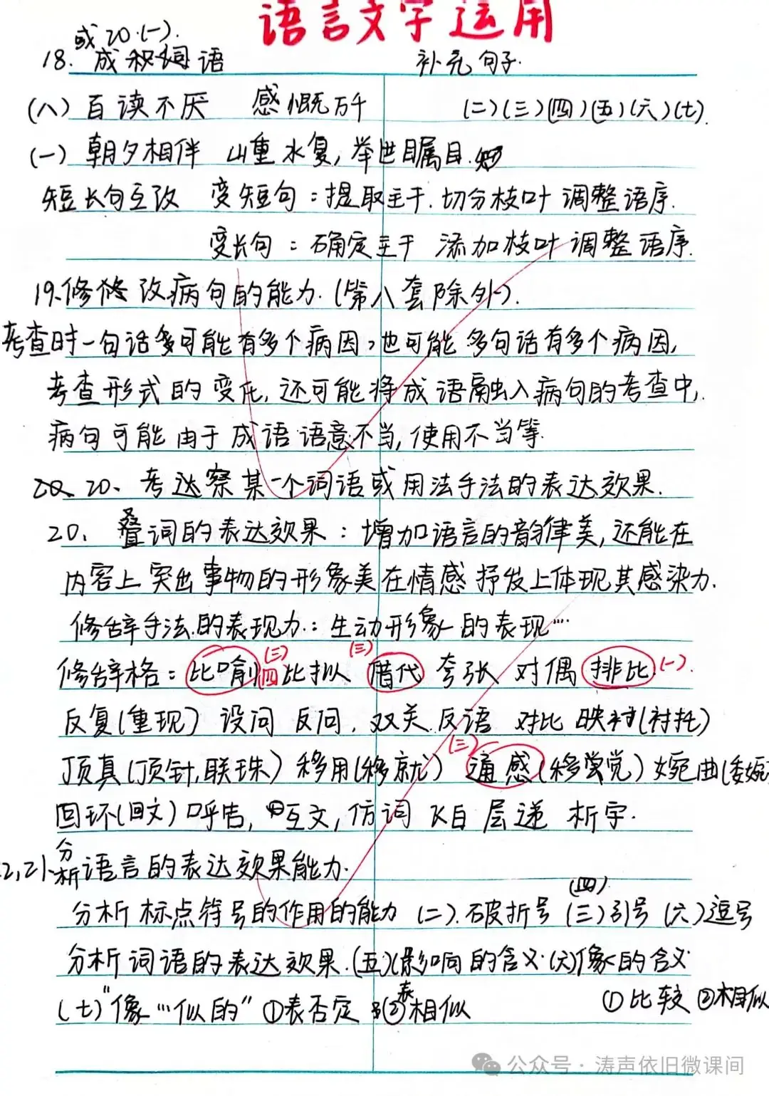 2024高考倒计时第55天:三考一冲第一阶段优秀笔记展览.向着高考,我们加油!-第23张图片-四季读书网