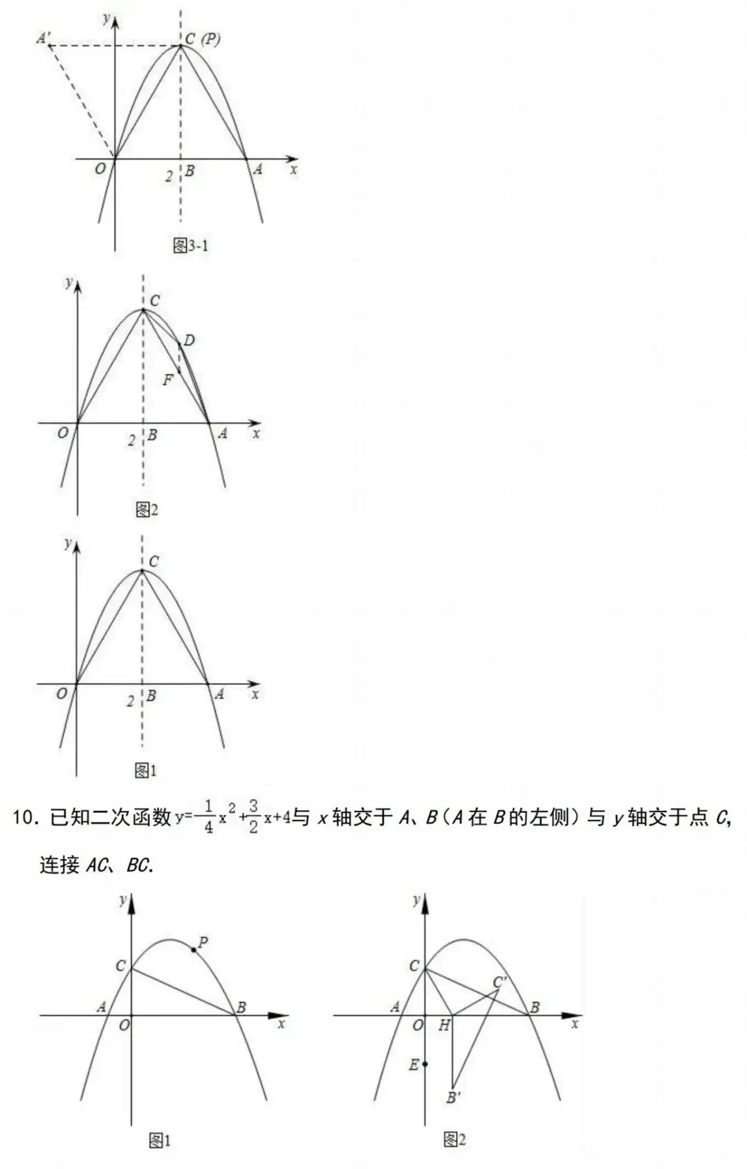 初中数学 | 中考数学【二次函数】经典压轴题汇总,家长转给孩子做一遍! 第23张