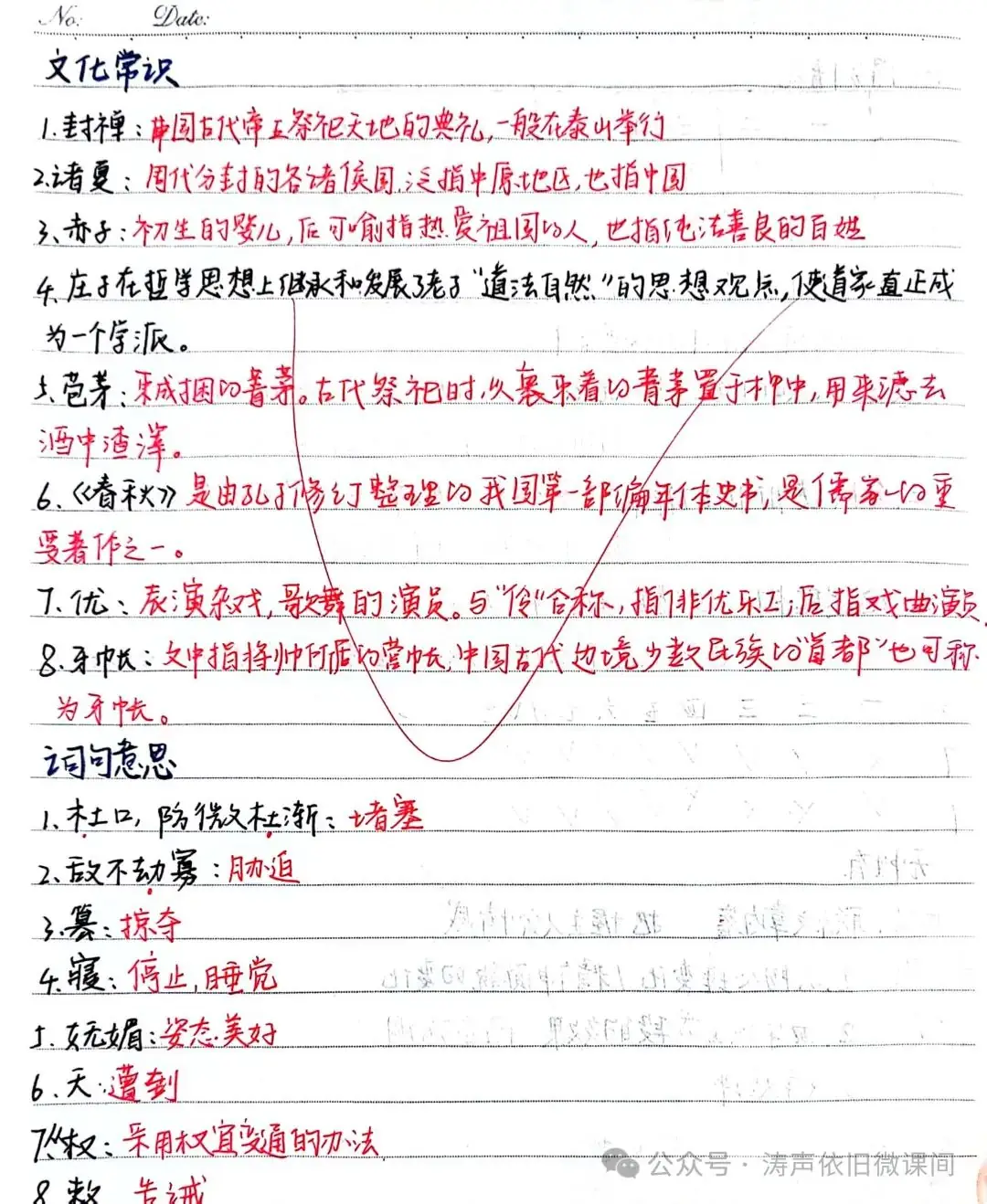 2024高考倒计时第55天:三考一冲第一阶段优秀笔记展览.向着高考,我们加油!-第36张图片-四季读书网