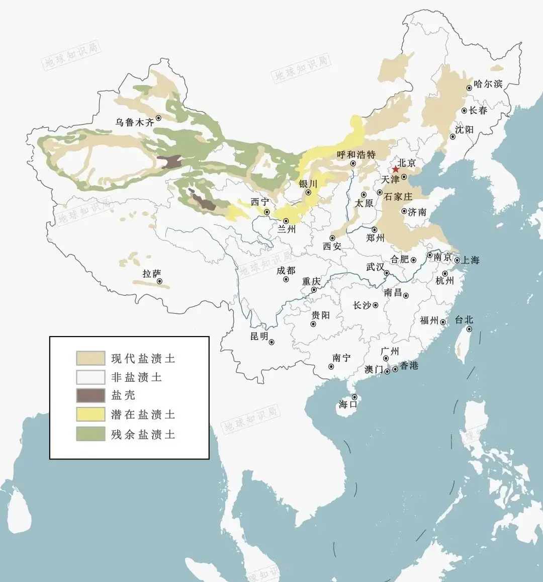 高考地理中的土壤盐碱化! 第6张