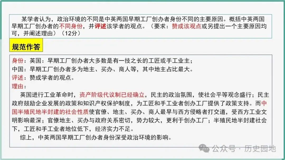 2024高考历史开放题解题技巧:观点论证类-第15张图片-四季读书网 2024高考历史开放题解题技巧:观点论证类-第15张图片-四季读书网