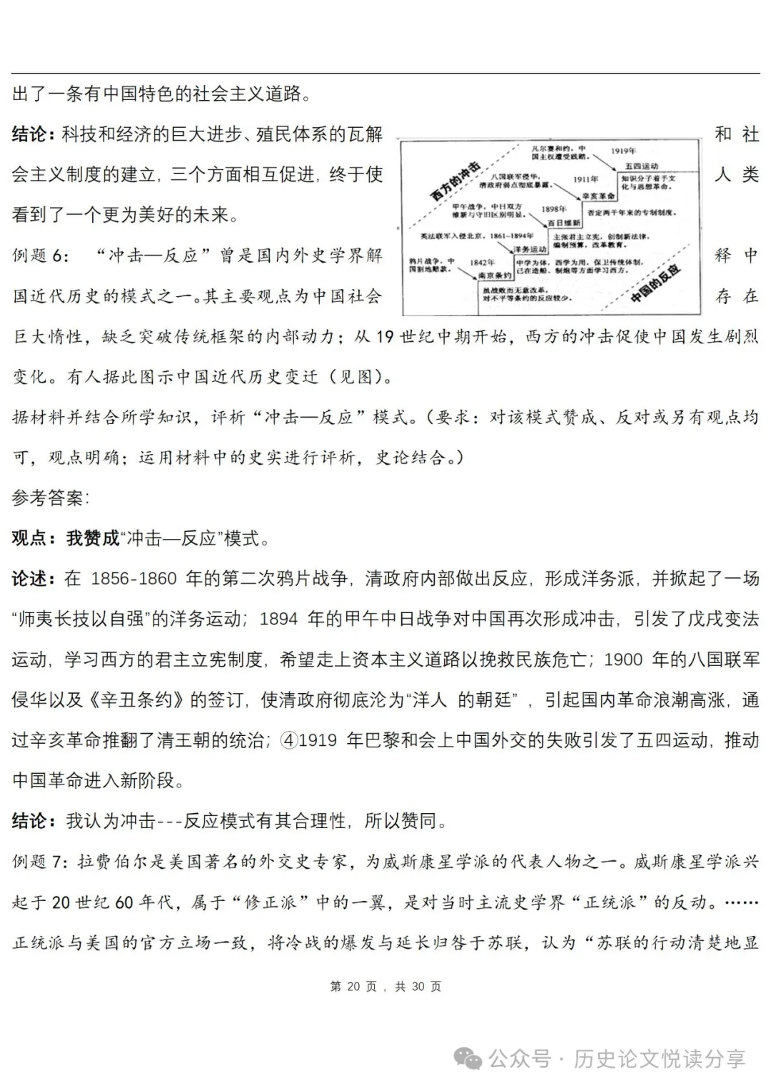高考历史主观题专用答题套路-第20张图片-四季读书网
