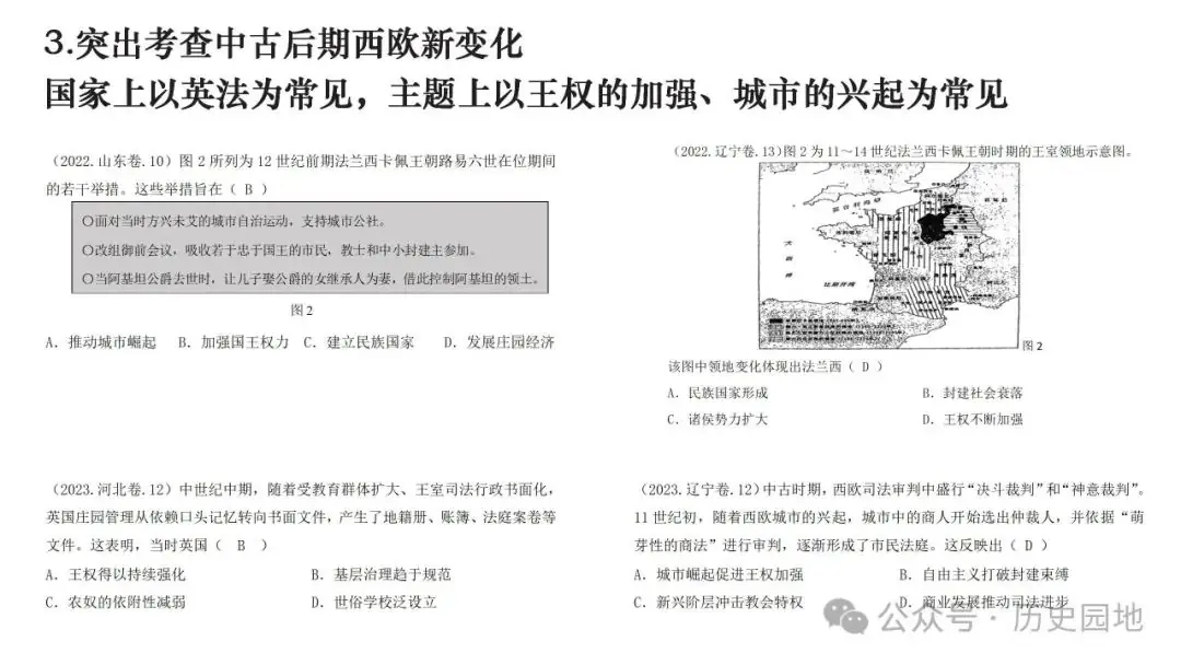 名师指导 | 王育明:2025届高考世界古代史课标解读、考情分析与复习建议 第43张 名师指导 | 王育明:2025届高考世界古代史课标解读、考情分析与复习建议 第43张