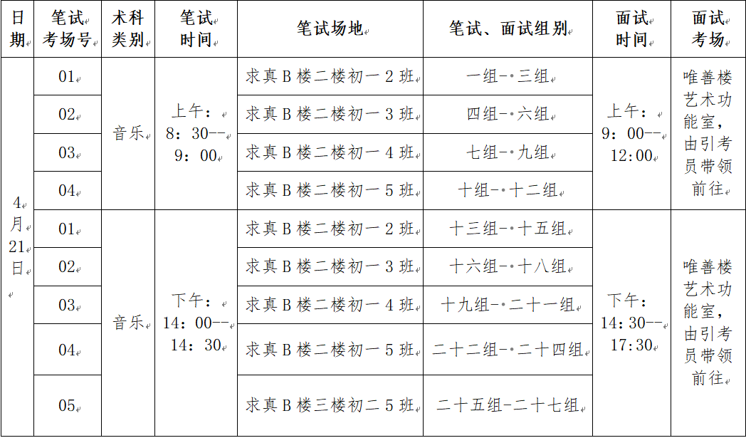 顺德区2024年中考艺术类专业生术科考试须知-第4张图片-四季读书网
