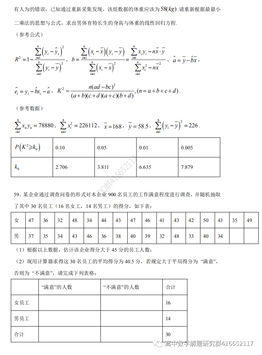 高考押题:统计-第33张图片-四季读书网 高考押题:统计-第33张图片-四季读书网