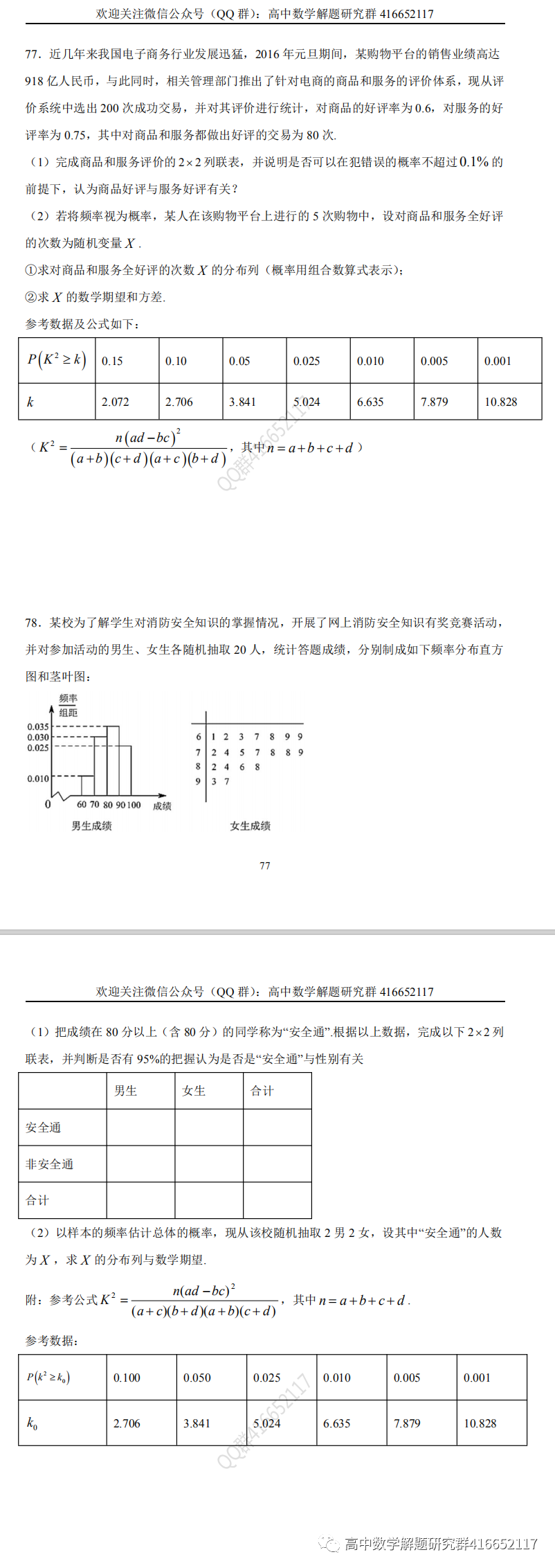 高考押题:统计-第46张图片-四季读书网 高考押题:统计-第46张图片-四季读书网