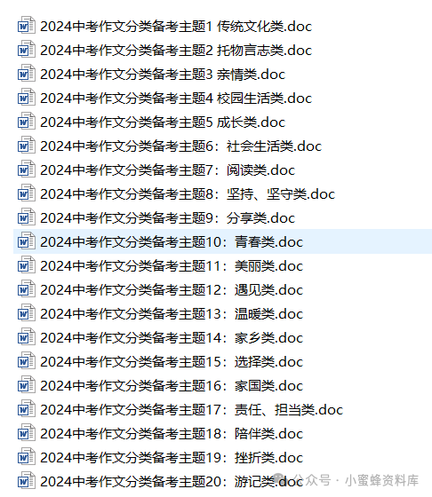 2024年中考语文-2024中考作文分类备考主题1传统文化类 主题2托物言志类 主题3亲情类 主题4校园生活类 主题5成长类 第2张 2024年中考语文-2024中考作文分类备考主题1传统文化类 主题2托物言志类 主题3亲情类 主题4校园生活类 主题5成长类 第2张