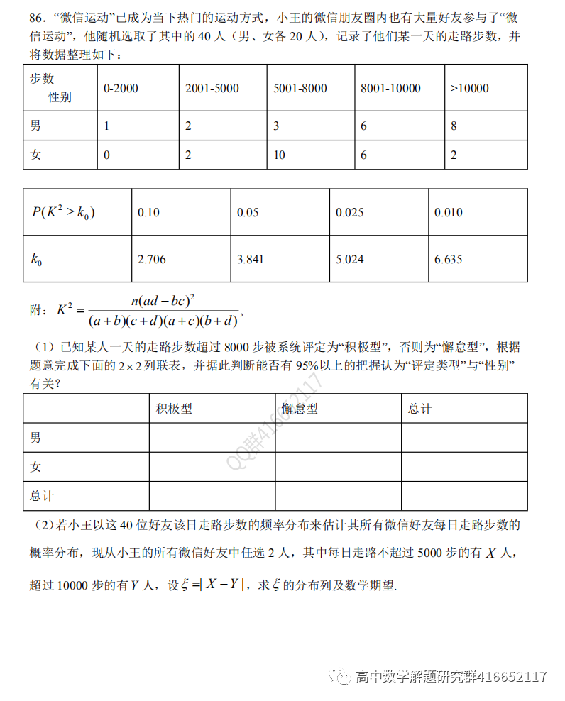 高考押题:统计-第50张图片-四季读书网 高考押题:统计-第50张图片-四季读书网