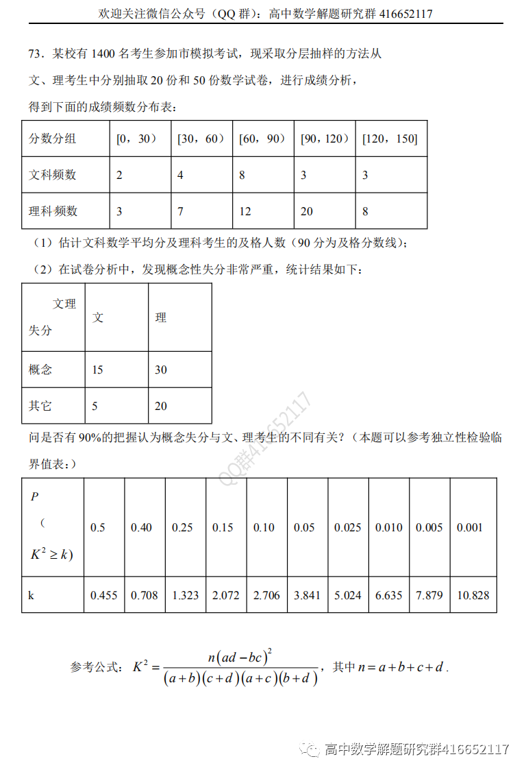 高考押题:统计-第43张图片-四季读书网 高考押题:统计-第43张图片-四季读书网