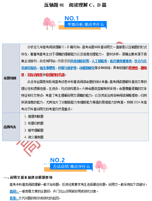 高考英语压轴题阅读理解CD篇(科技创新发明类)-第1张图片-四季读书网 高考英语压轴题阅读理解CD篇(科技创新发明类)-第1张图片-四季读书网