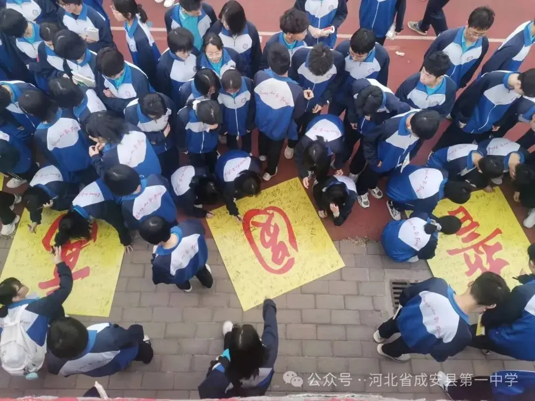 拼搏五十天,誓圆高考梦——成安一中高考冲刺50天誓师大会-第18张图片-四季读书网