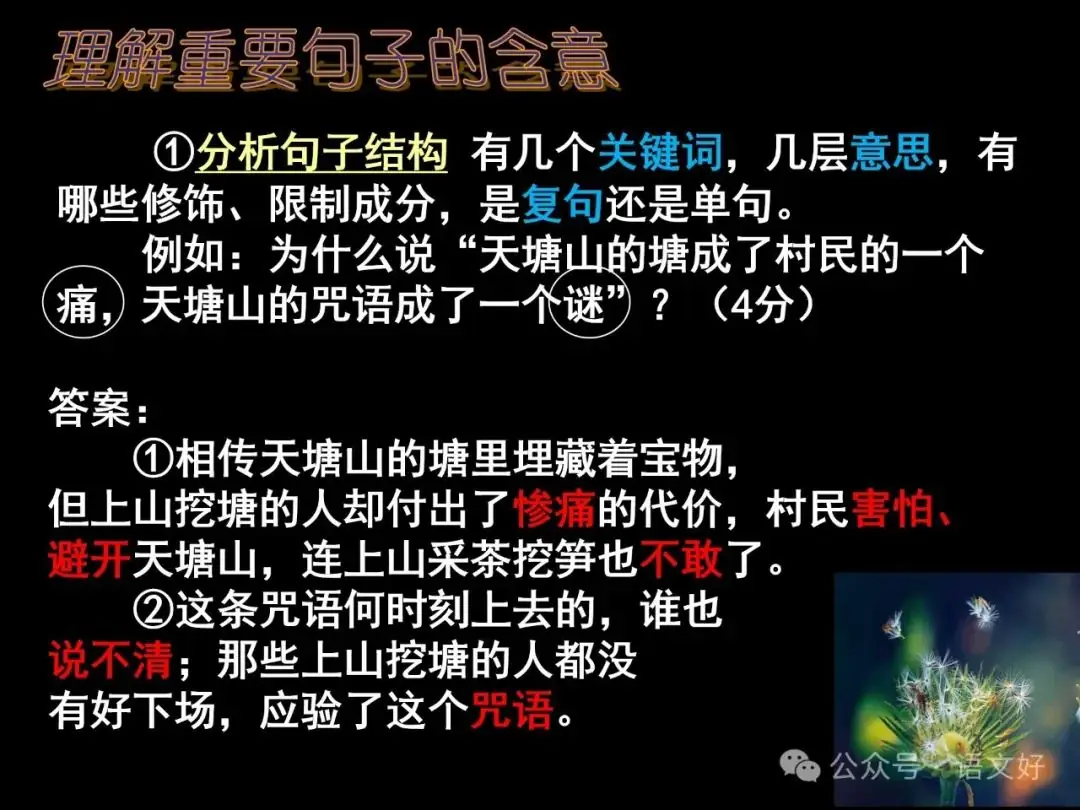 2024高考散文阅读课件4合1(多类题型,链接高考)-第46张图片-四季读书网