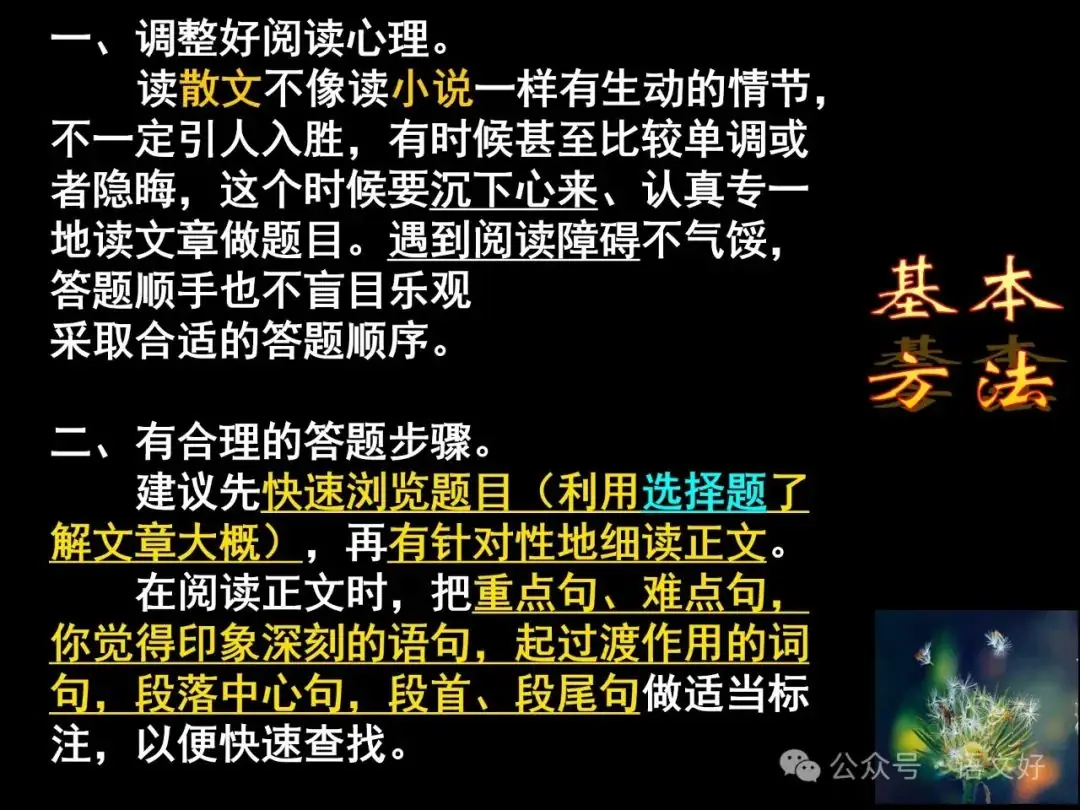 2024高考散文阅读课件4合1(多类题型,链接高考)-第19张图片-四季读书网
