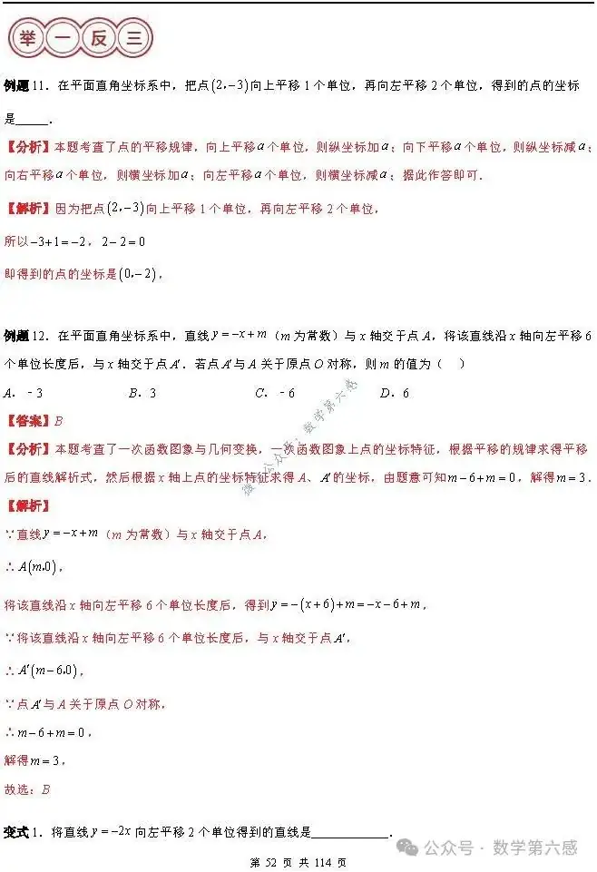 【中考2024】函数及其图象9类易错点-第52张图片-四季读书网 【中考2024】函数及其图象9类易错点-第52张图片-四季读书网