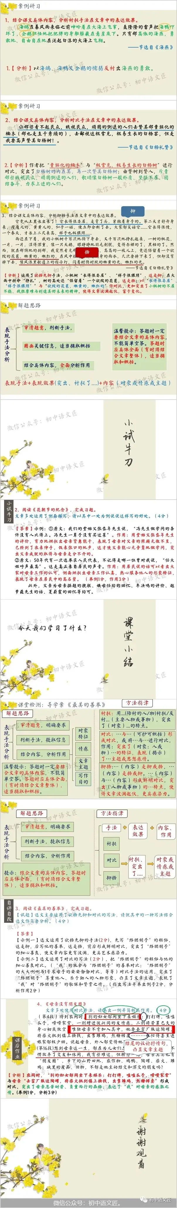 【中考专题复习回顾】| 中考文学类文本阅读:表现手法分析之衬托、对比与抑扬(课件+配套学案已传二阶群!) 第10张 【中考专题复习回顾】| 中考文学类文本阅读:表现手法分析之衬托、对比与抑扬(课件+配套学案已传二阶群!) 第10张