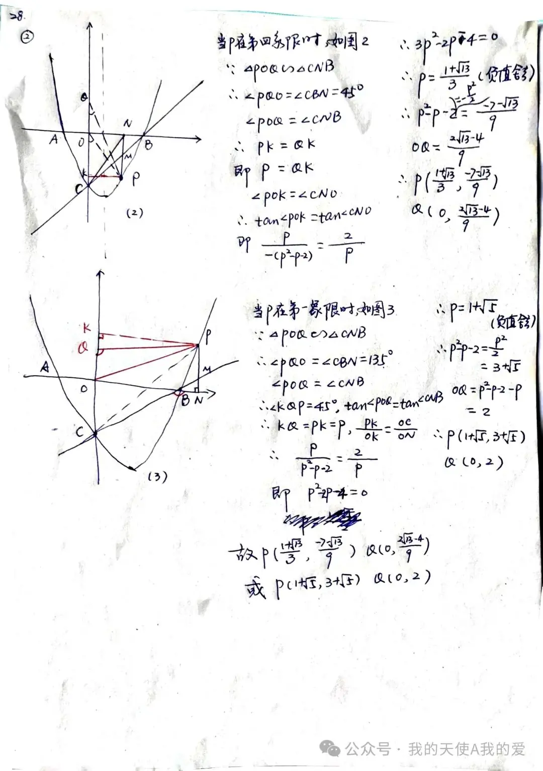 2024年中考数学一模模前模试卷及答案 第19张