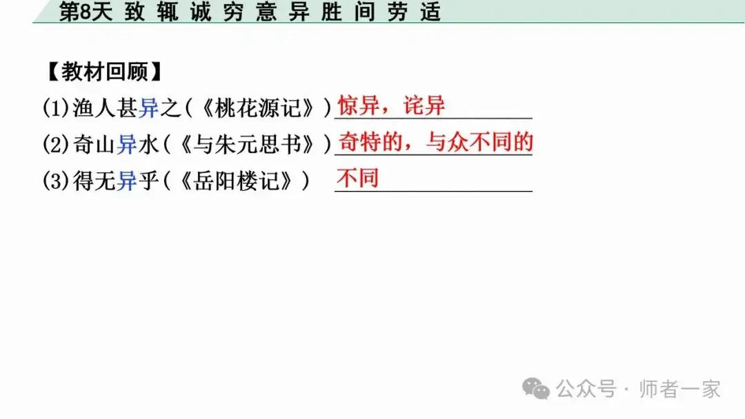 【免费领】2024中考语文总复习160个文言实词一遍过(第8天) 第11张 【免费领】2024中考语文总复习160个文言实词一遍过(第8天) 第11张
