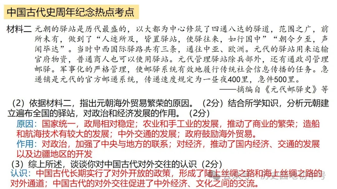 中考热点 | 2024年中考历史周年热点大事 第66张 中考热点 | 2024年中考历史周年热点大事 第66张