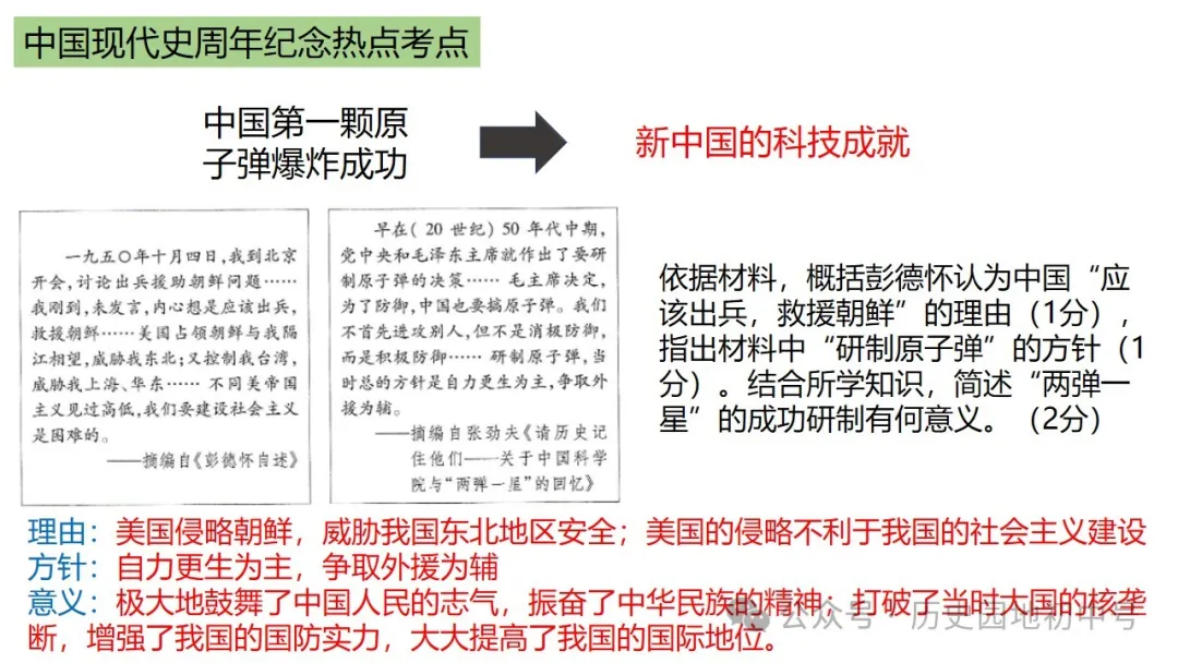 中考热点 | 2024年中考历史周年热点大事 第81张 中考热点 | 2024年中考历史周年热点大事 第81张
