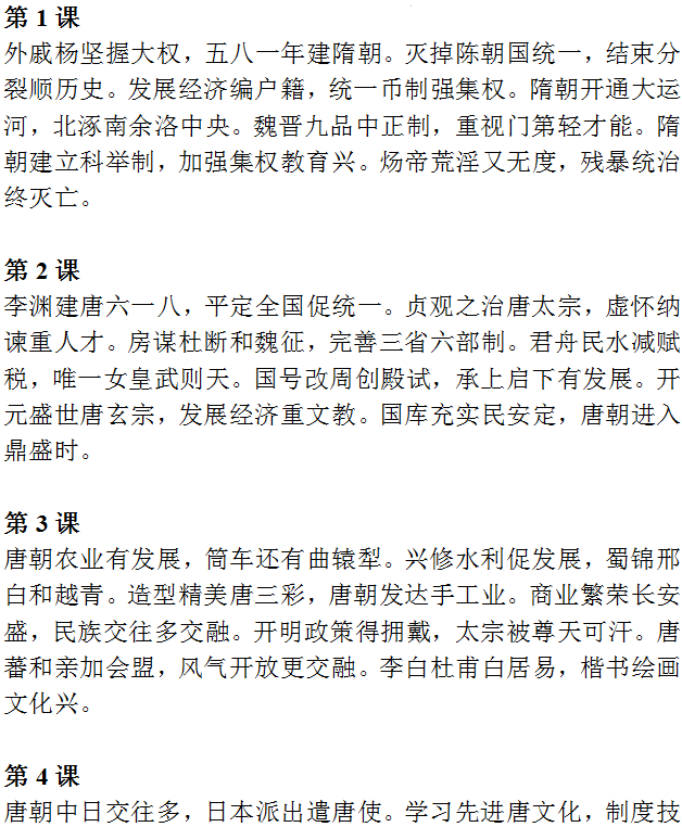 中考历史必背知识点+答题模板+思维导图 第6张 中考历史必背知识点+答题模板+思维导图 第6张