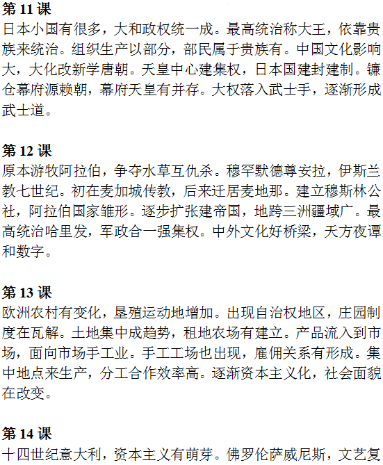 中考历史必背知识点+答题模板+思维导图 第30张 中考历史必背知识点+答题模板+思维导图 第30张