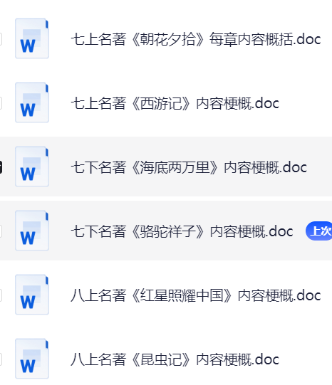七八九年级12本中考名著内容梗概汇总,助力中考【可打印】-第2张图片-四季读书网