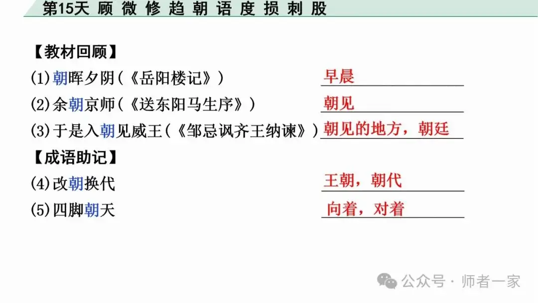【免费领】2024中考语文总复习160个文言实词一遍过(第15天)-第12张图片-四季读书网 【免费领】2024中考语文总复习160个文言实词一遍过(第15天)-第12张图片-四季读书网
