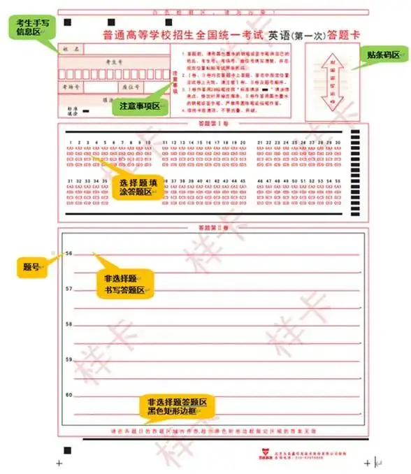 2024高考答题卡曝光!-第2张图片-四季读书网 2024高考答题卡曝光!-第2张图片-四季读书网