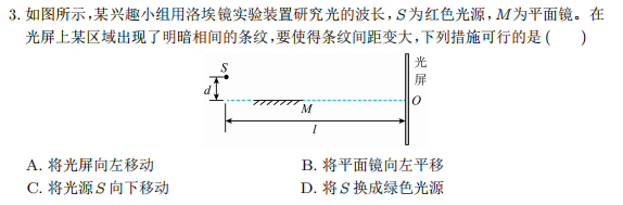 【高考押题】选择题——光学部分-第3张图片-四季读书网