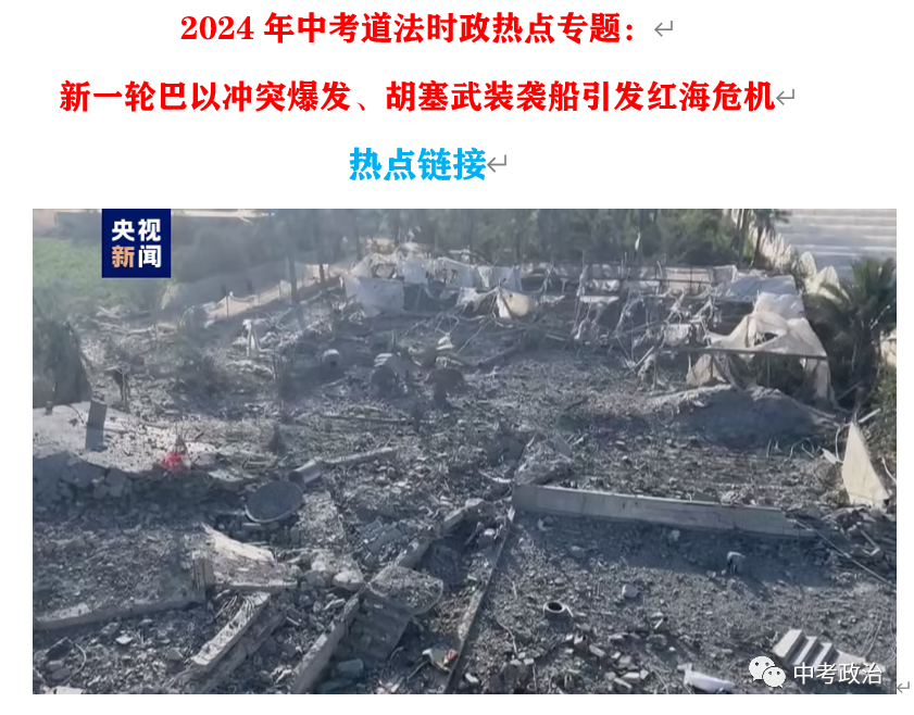 2024年中考道法68大时政热点专题(原创系列) 第65张 2024年中考道法68大时政热点专题(原创系列) 第65张