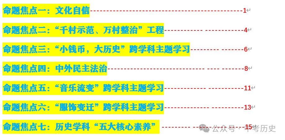 2024年中考历史终极押题(绝密)第1-3期 第2张 2024年中考历史终极押题(绝密)第1-3期 第2张