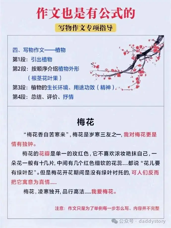 小学作文万能公式,语文老师建议背诵! 第6张 小学作文万能公式,语文老师建议背诵! 第6张