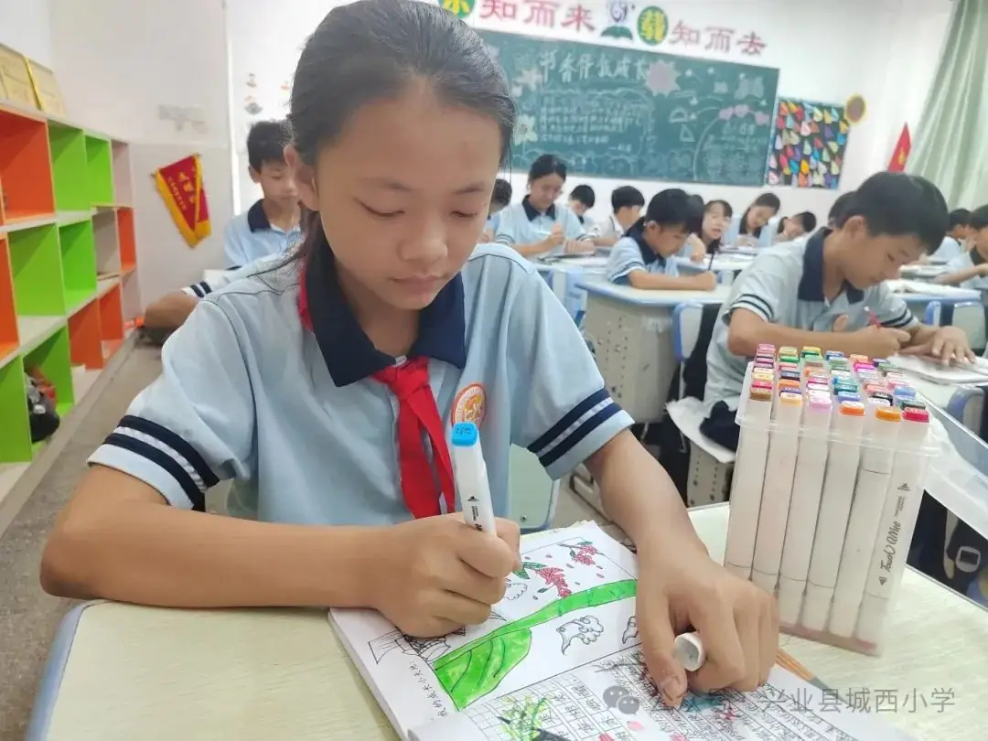 【幸福学生·悦读书】兴业县城西小学幸福校本课程——《悦读诗词》第十三周系列活动 第20张