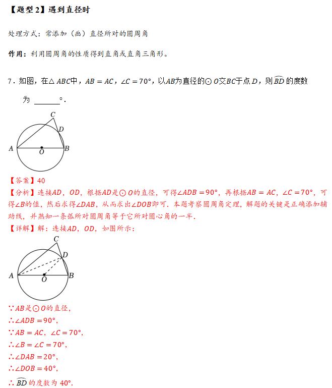 中考数学方法、技巧14-圆综合27大题型 第7张 中考数学方法、技巧14-圆综合27大题型 第7张