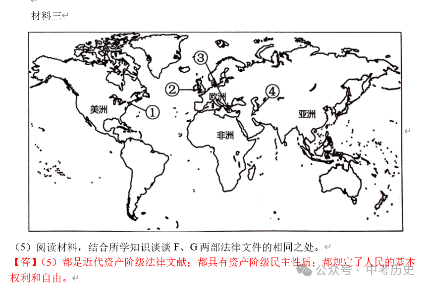 2024年中考历史终极押题(绝密)第1-3期 第26张 2024年中考历史终极押题(绝密)第1-3期 第26张