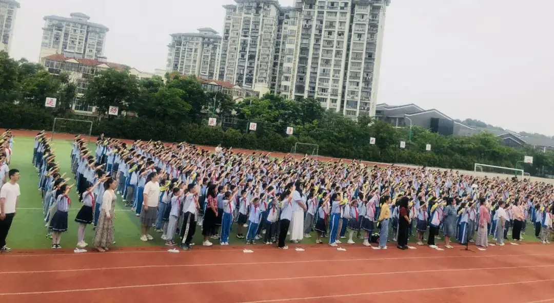 【雏鹰展翅】永明小学、齐山小学第十三周升旗仪式 第12张